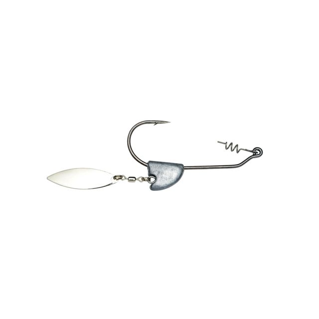Strike King Tour Grade Belly Blade Fishing Lure Bladed Jig Head Unpainted 1/4oz 5/0 Hook 2-Pack