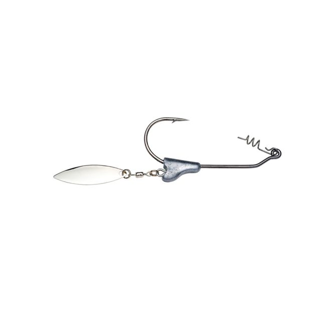 Strike King Tour Grade Belly Blade Fishing Lure Bladed Jig Head Unpainted 1/8oz 5/0 Hook 2-Pack