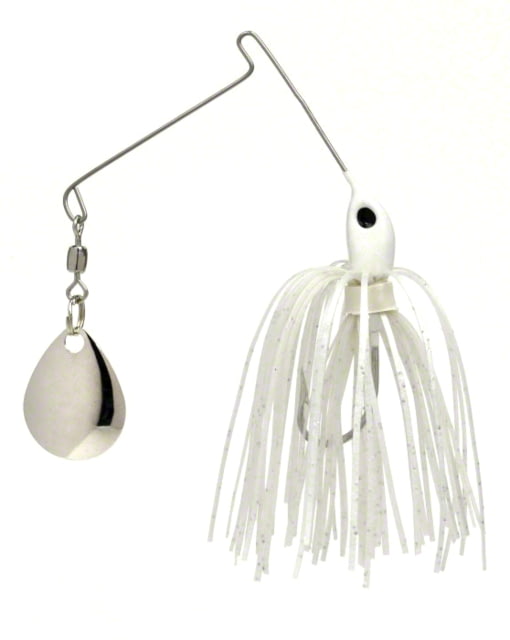 Strike King Micro-King Spinnerbait Fishing Lure White 1/16oz
