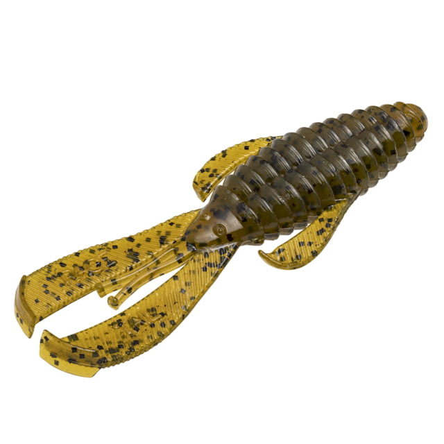 Strike King Rage Bug MidSZ Fishing Lure Soft Plastic Craw Green Pumpkin 3 1/2in 8-Pack