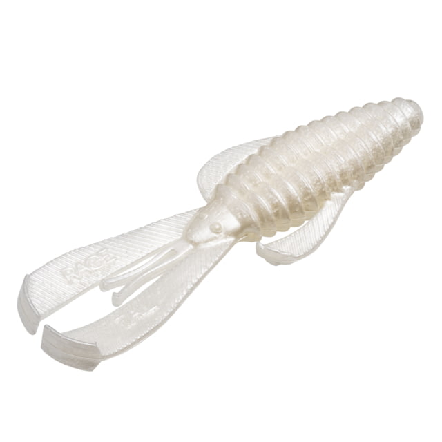 Strike King Strike King Rage Bug MidSZ Fishing Lure Soft Plastic Craw Pearl 3 1/2in 8-Pack