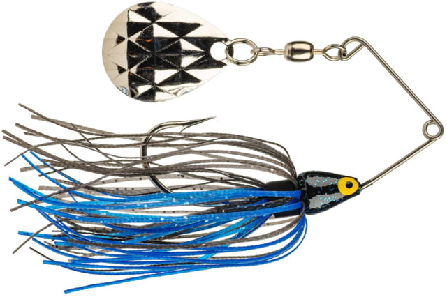 Strike King Mini-King Spinnerbait Fishing Lure Black Blue Head 1/8oz