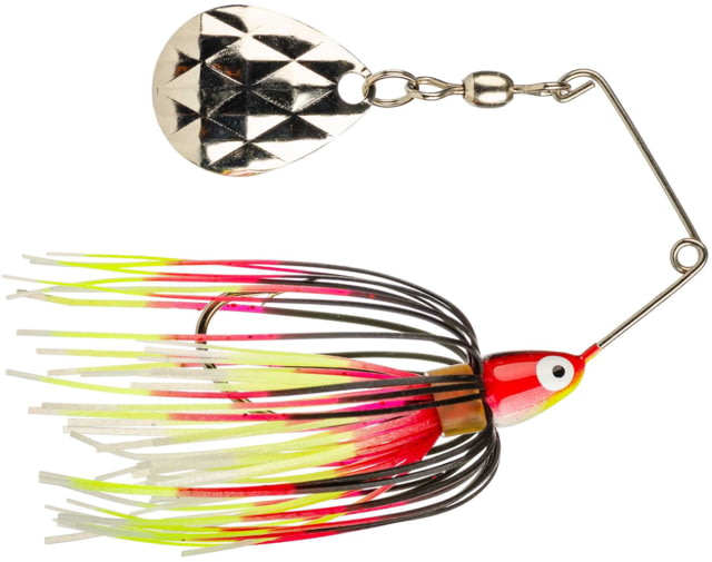 Strike King Mini-King Spinnerbait Fishing Lure Black Chartreuse White Red 1/8oz