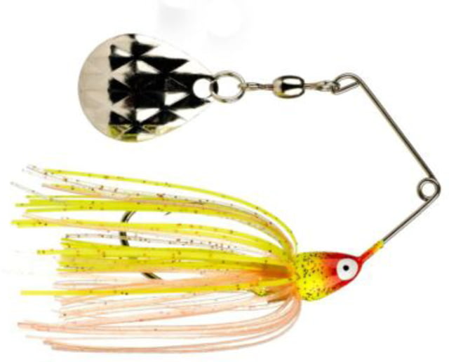 Strike King Mini-King Spinnerbait Fishing Lure Sun Perch Head Sun Perch Skirt 1/8oz