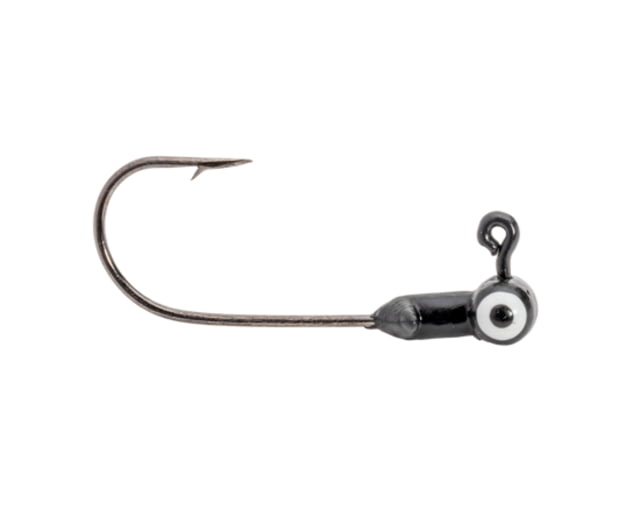 Strike King Strike King Mr. Crappie Sausage Head Jig Head 25 Pack Black 1/8oz