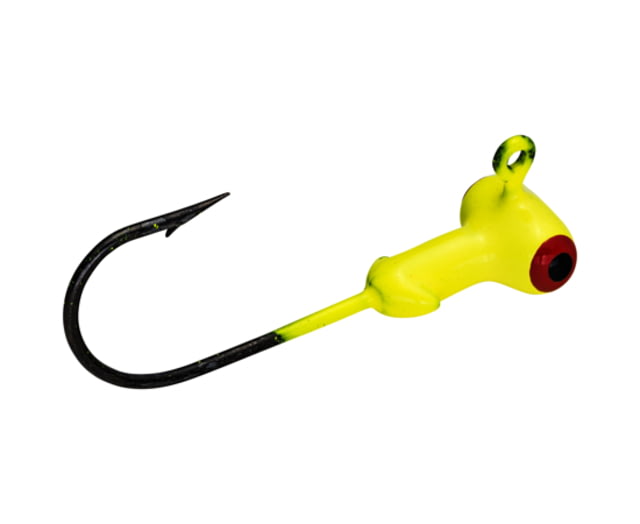 Strike King Strike King Mr. Crappie Sausage Head Jig Head 25 Pack Chartreuse 1/16oz