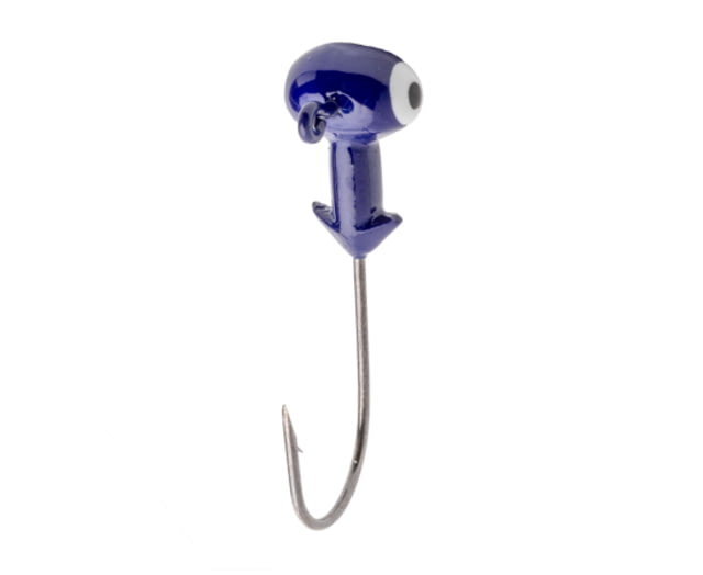 Strike King Strike King Mr. Crappie Sausage Head Jig Head 25 Pack Deep Blue 1/8oz