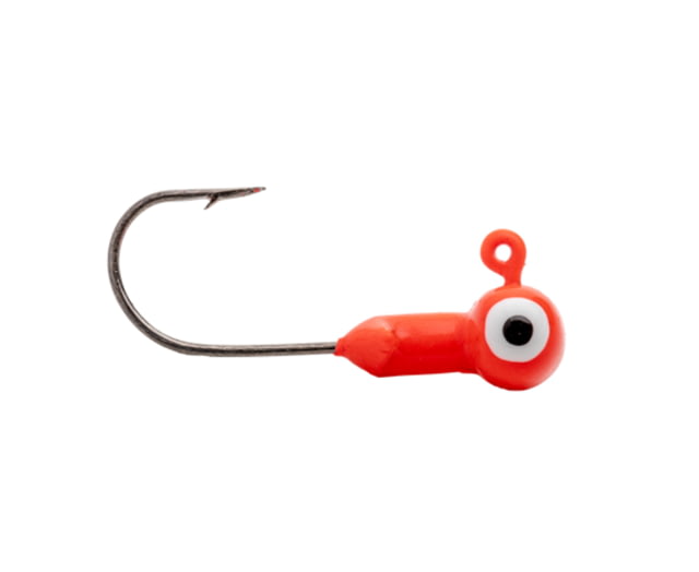 Strike King Strike King Mr. Crappie Sausage Head Jig Head 25 Pack Flo Red 1/8oz