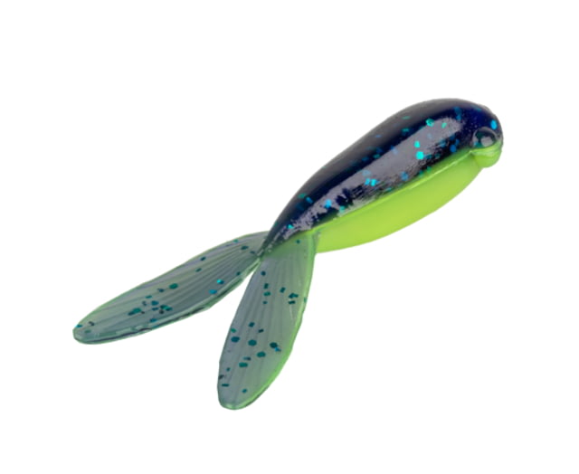 Strike King Strike King Mr. Crappie Teen-Zee Tails Swimbait Junebug Chartreuse 5/8in