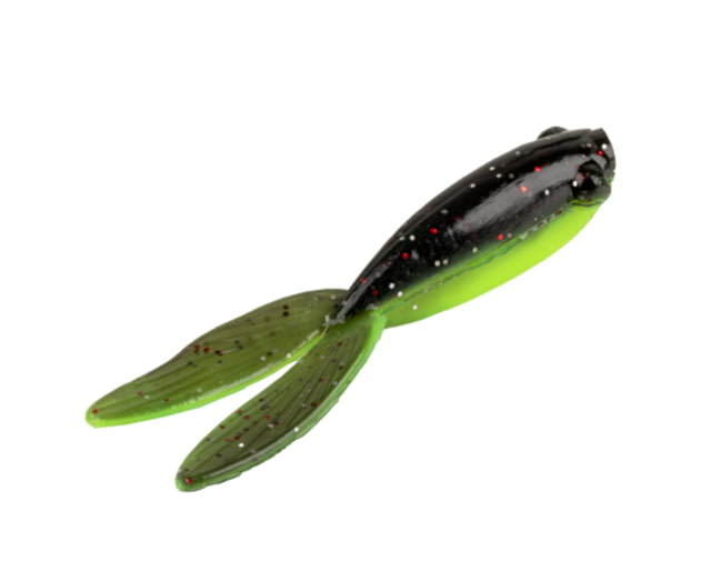 Strike King Mr. Crappie Teen-Zee Tails Swimbait Tuxedo Black Chartreuse 5/8in