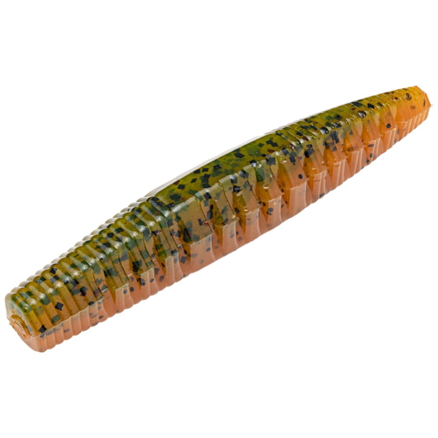 Strike King KVD Perfect Plastics Ned Ocho Soft Plastic Worm Fishing Lure Dirt 2 1/2in 9-Pack
