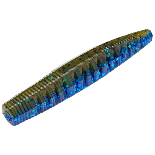 Strike King KVD Perfect Plastics Ned Ocho Soft Plastic Worm Fishing Lure Okeechobee Craw 2 1/2in 9-Pack