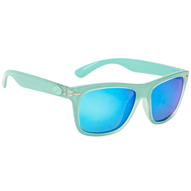 Strike King Plus Cash Sunglasses Seafoam Crystal Frame/ Multi Layer White Blue Mirr