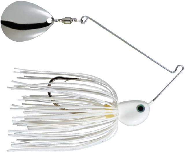 Strike King Potbelly Spinnerbait Fishing Lure White Single Blade 3/8oz