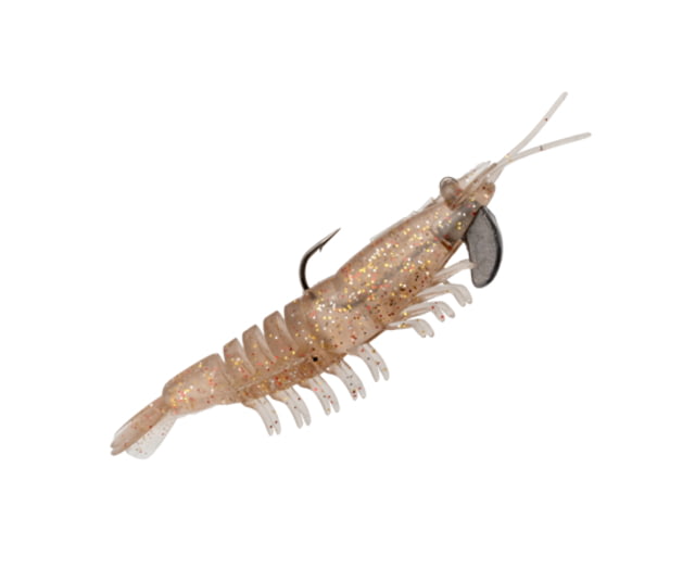 Strike King Pre-Rigged Tidal Shrimp 1/4oz Dishwater Glitter 4.25in