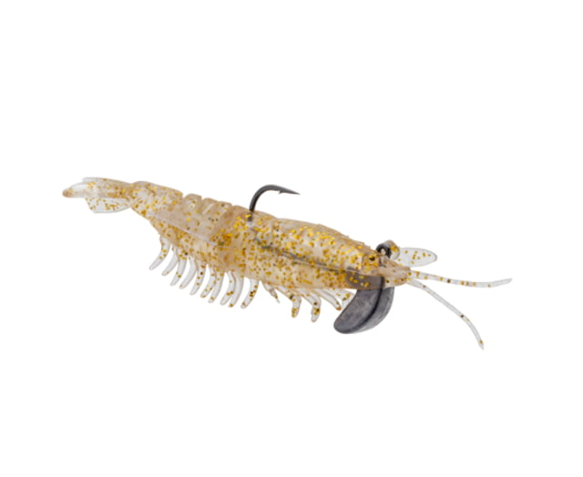 Strike King Pre-Rigged Tidal Shrimp 1/4oz Gold Rush 2.75in