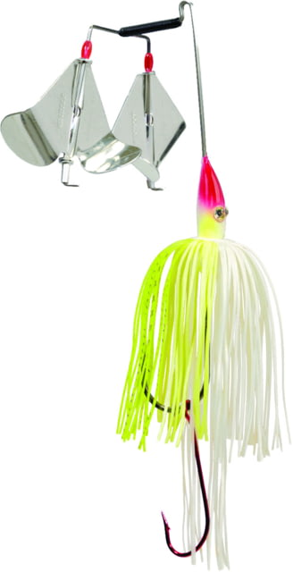 Strike King Premier Plus The Double Take Buzzbait Trailer Fishing Hook 1/2oz 1 Piece Chartreuse/White