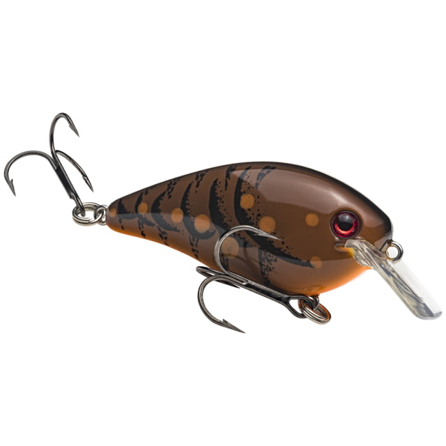 Strike King KVD 1.5 Squarebill Fishing Lure Shallow Diving Squarebill Crankbait Brown Craw 3/8oz