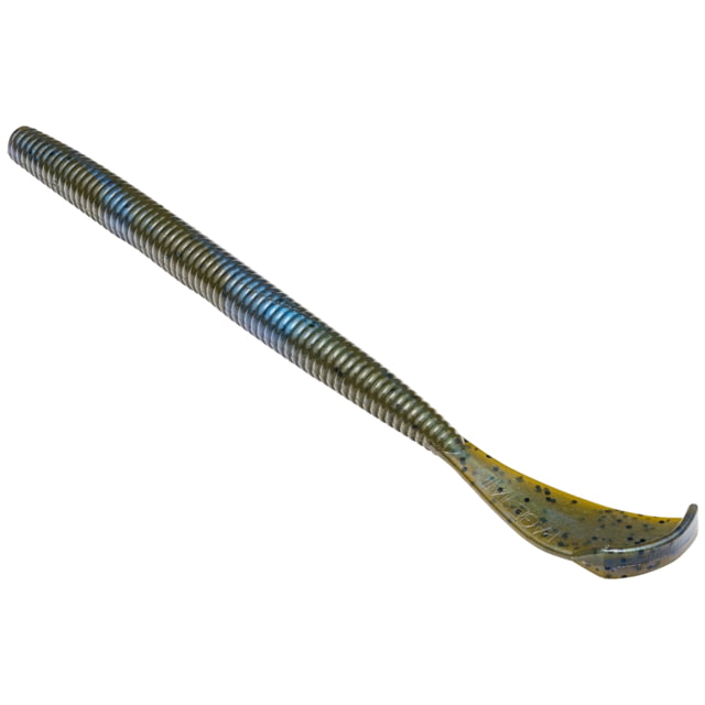 Strike King Rage Cut-R-Worm Fishing Lure Soft Plastic Worm Blue Craw 7in 6-Pack