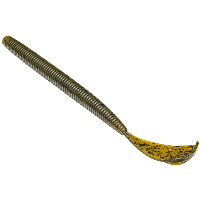 Strike King Rage Cut-R-Worm Fishing Lure Soft Plastic Worm Green Pumpkin 7in 6-Pack