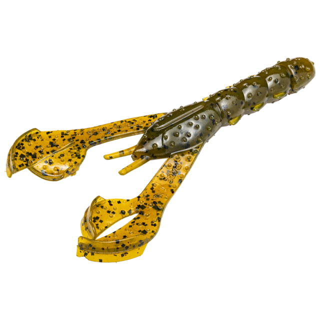 Strike King Rage Denny Brauer Craw Fishing Lure Soft Plastic Craw Green Pumpkin 4in 7-Pack
