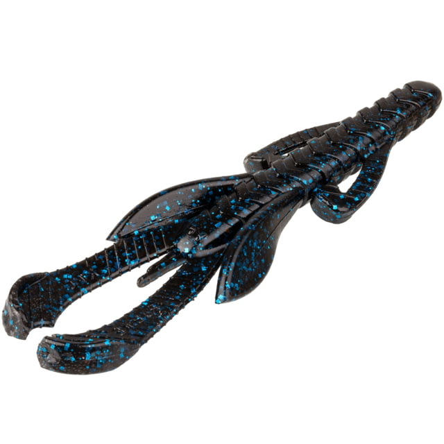 Strike King Strike King Rage Hawg Softbait 7 pack 4in Black/Blue