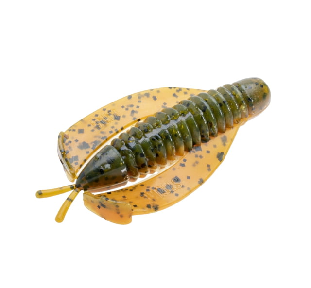 Strike King Rage Hawk Fishing Lure Soft Plastic Grub Super Compact Profile Twin Rage Arms 2 3/4in 9-Pack Bama Craw