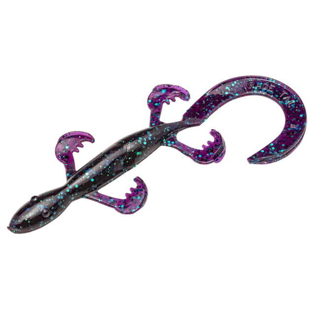 Strike King Rage Lizard Fishing Lure Soft Plastic Creature Junebug 6in 7-Pack