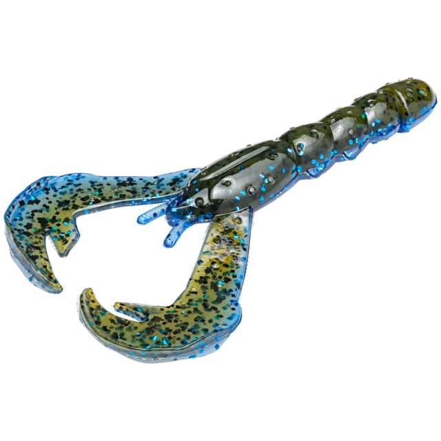 Strike King Rage Lobster Fishing Lure Soft Plastic Craw Okeechobee Craw 4 1/2in 5-Pack
