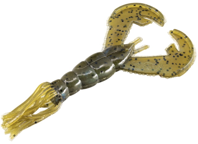 Strike King Rage Luau Craw Fishing Lure Skirted Soft Plastic Grub Craw Imitation High Claws and Skirt Patented Rage Flange 4in 7-Pack Blue Craw