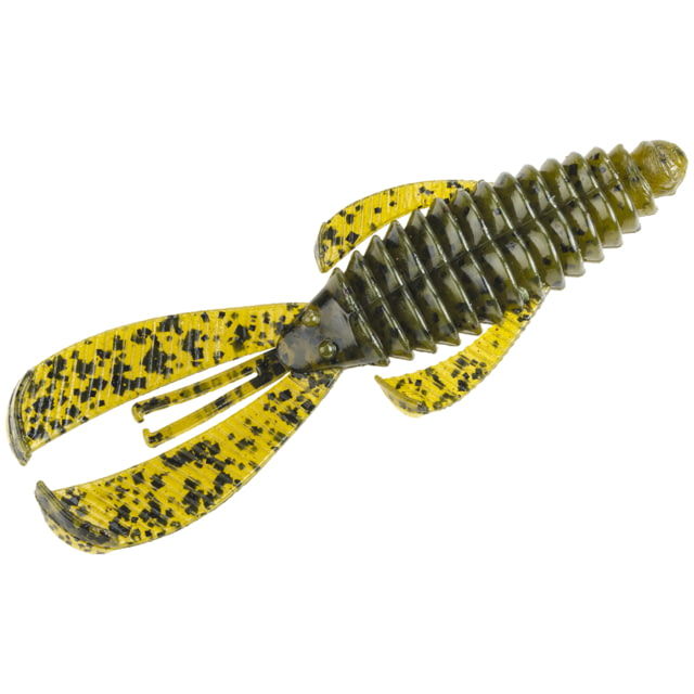Strike King Rage Magnum Bug Fishing Lure Soft Plastic Craw Green Pumpkin 4 1/2in 6-Pack