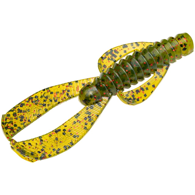 Strike King Rage Ned Bug Fishing Lure Soft Plastic Craw Watermelon Seed w/ Red Flake 2 1/2in 9-Pack