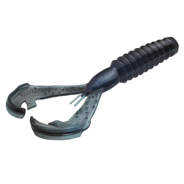 Strike King Rage Ned Craw Fishing Lure Soft Plastic Craw Black Blue Swirl 2 3/4in 9-Pack