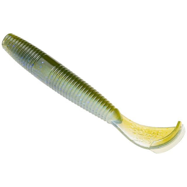 Strike King Rage Ned Cut-R-Worm Fishing Lure Soft Plastic Worm Moon Juice 3in 9-Pack