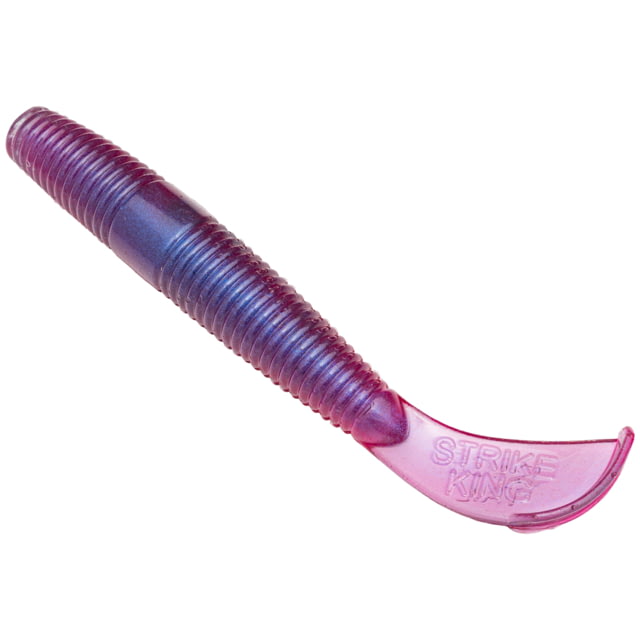 Strike King Rage Ned Cut-R-Worm Fishing Lure Soft Plastic Worm Morning Dawn 3in 9-Pack
