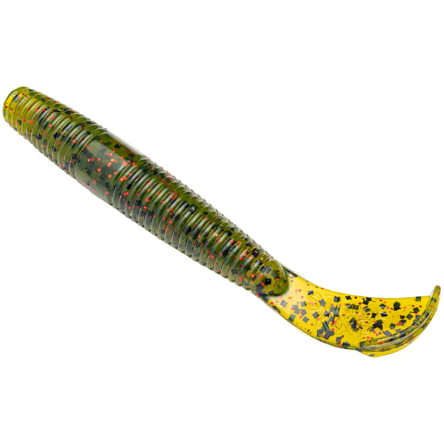 Strike King Rage Ned Cut-R-Worm Fishing Lure Soft Plastic Worm Watermelon Seed w/ Red Flake 3in 9-Pack