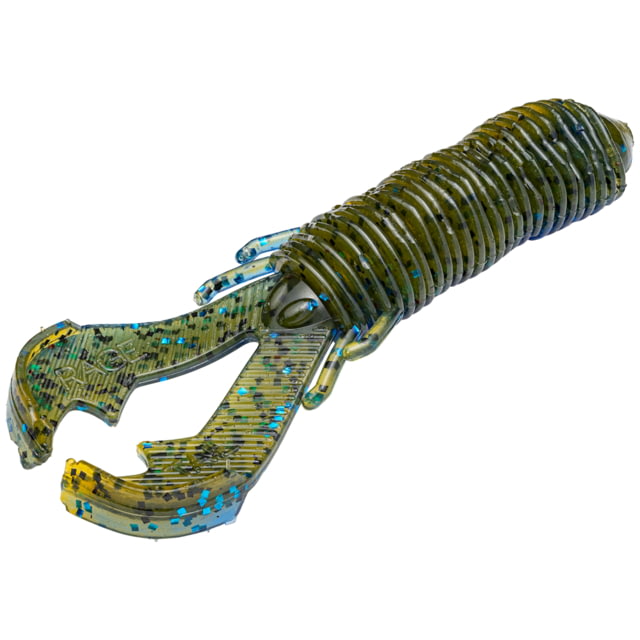 Strike King Rage Punch Bug Fishing Lure Soft Plastic Creature Okeechobee Craw 3 1/2in 7-Pack