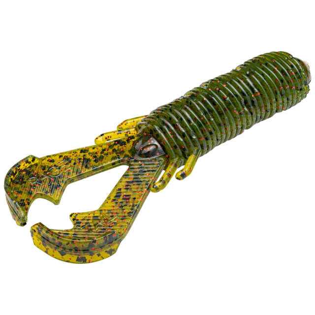 Strike King Rage Punch Bug Fishing Lure Soft Plastic Creature Watermelon Seed w/ Red Flake 3 1/2in 7-Pack