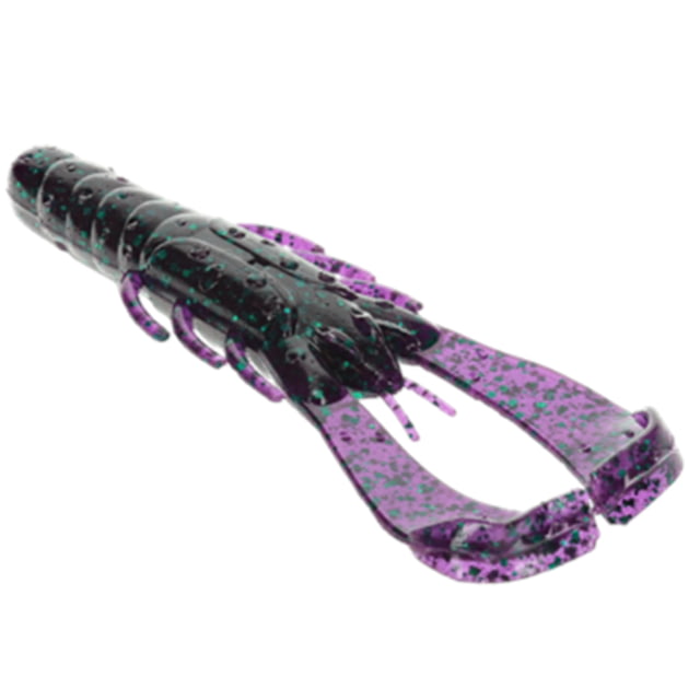 Strike King Rage Scounbug Fishing Lure Soft Plastic Crawfish Imitator Patented Rage Flange High-Action Pincers 8 Appendages 4in 7-Pack Junebug