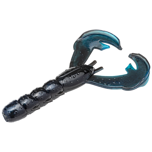 Strike King Rage Baby Craw Fishing Lure Soft Plastic Craw Blue Black Swirl 3in 9-Pack