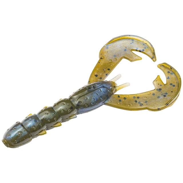 Strike King Rage Baby Craw Fishing Lure Soft Plastic Craw Blue Craw 3in 9-Pack