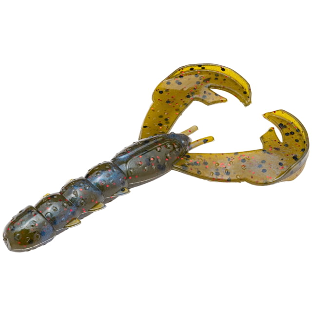 Strike King Rage Baby Craw Fishing Lure Soft Plastic Craw Blue Craw Red Flake 3in 9-Pack