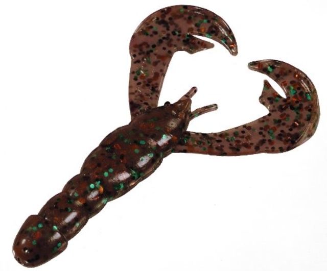 Strike King Rage Craw Fishing Lure Soft Plastic Craw Dirty Craw 4in 7-Pack