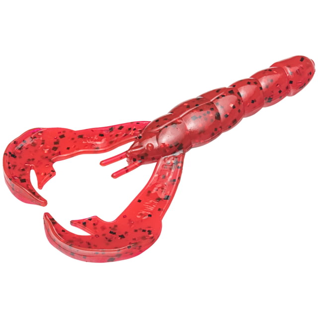 Strike King Rage Craw Fishing Lure Soft Plastic Craw Delta Red 4in 7-Pack
