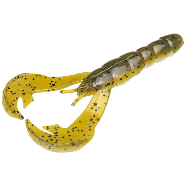 Strike King Rage Craw Fishing Lure Soft Plastic Craw Green Pumpkin Pearl Belly 4in 7-Pack