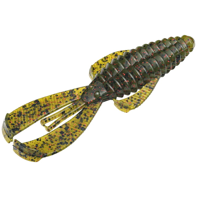 Strike King Rage Bug Fishing Lure Soft Plastic Craw Watermelon Seed w/ Red Flake 4in 7-Pack