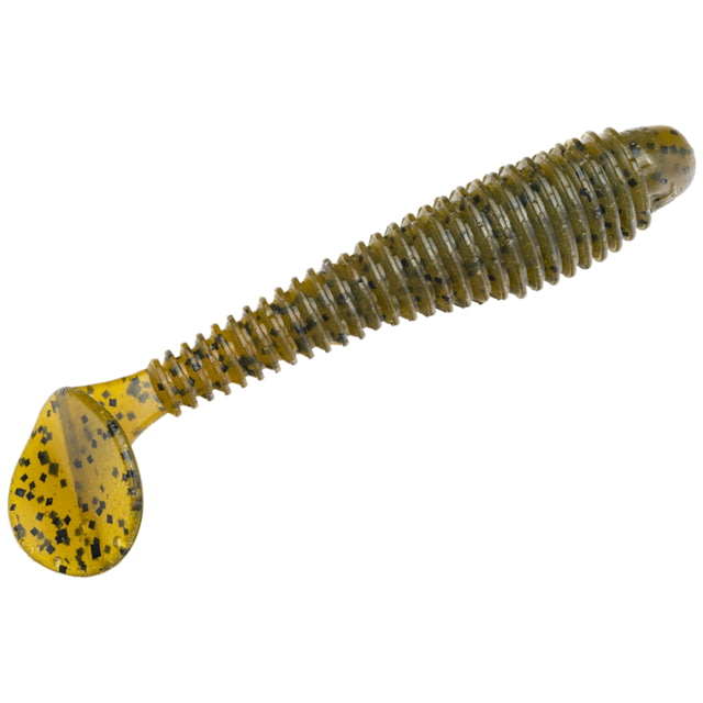 Strike King Rage Swimmer Fishing Lure Soft Plastic Swimbait Green Pumpkin 3 1/4in 8-Pack