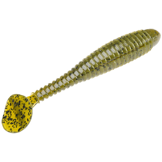 Strike King Rage Swimmer Fishing Lure Soft Plastic Swimbait Green Pumpkin 4 3/4in 6-Pack
