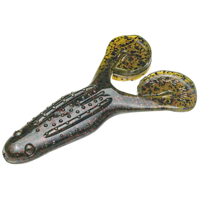 Strike King Rage Toad Fishing Lure Soft Plastic Toad Watermelon Seed w/ Red Flake 4in 5-Pack