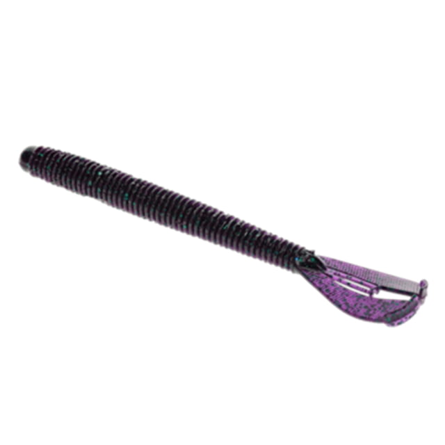 Strike King Rage Menace Worm Fishing Lure Soft Plastic Worm Junebug 6in 6-Pack